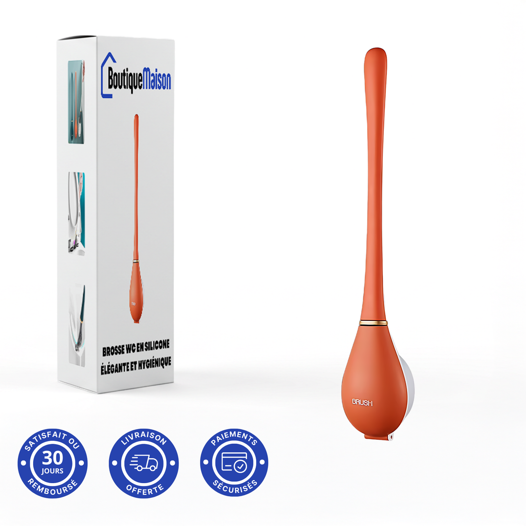 Brosse WC en Silicone - Élégante & Hygiénique