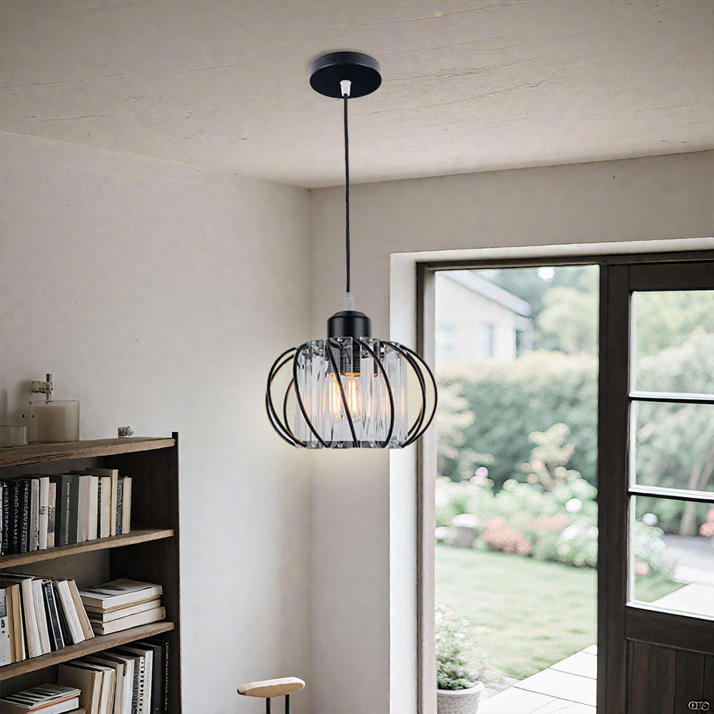 VerraNord™ – Suspension Nordique en Verre Globe Élégant