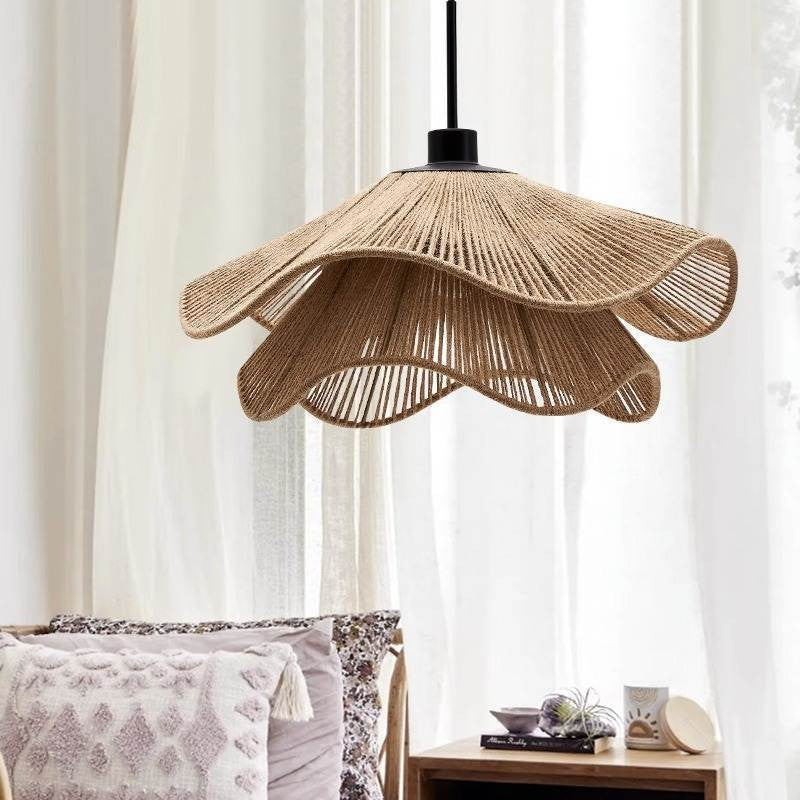 PailleLustre™ – Suspension Rétro au Tressage Naturel