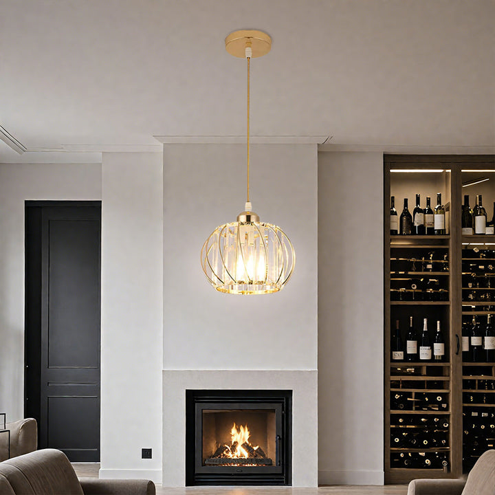 VerraNord™ – Suspension Nordique en Verre Globe Élégant