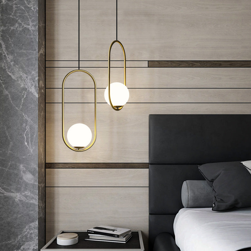 BrumeLumi™ – Lustre Élégant en Verre Satiné