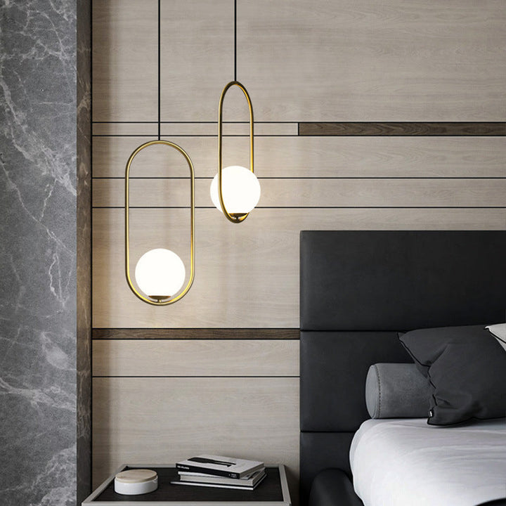 BrumeLumi™ – Lustre Élégant en Verre Satiné