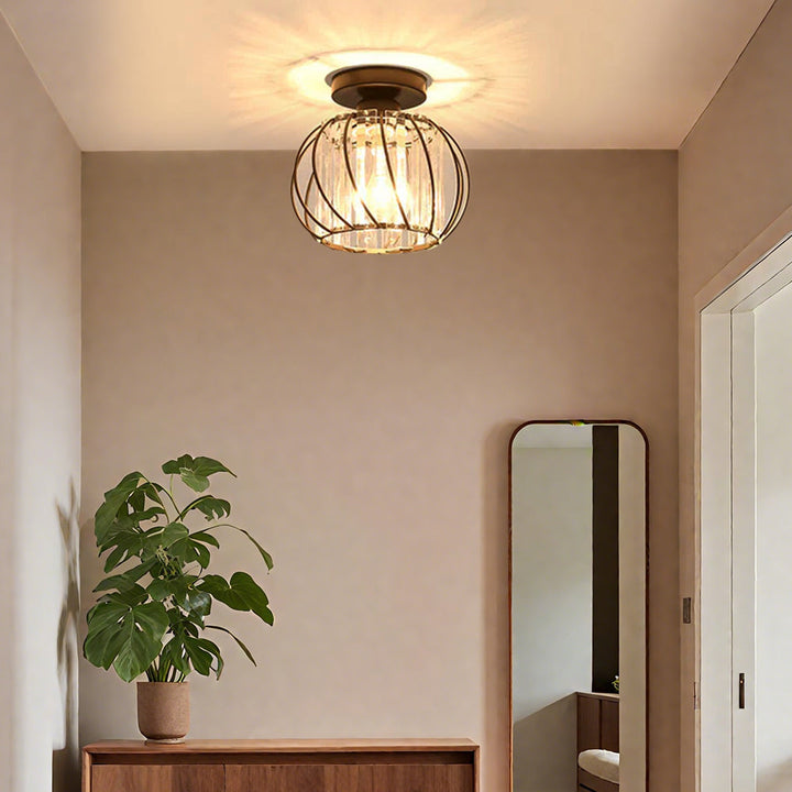 VerraNord™ – Suspension Nordique en Verre Globe Élégant