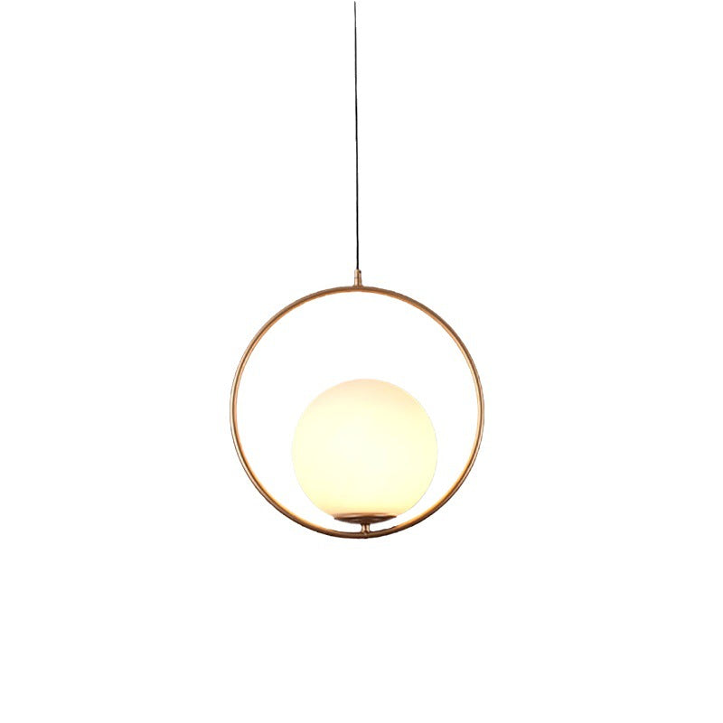 BrumeLumi™ – Lustre Élégant en Verre Satiné