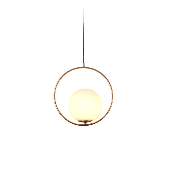 BrumeLumi™ – Lustre Élégant en Verre Satiné