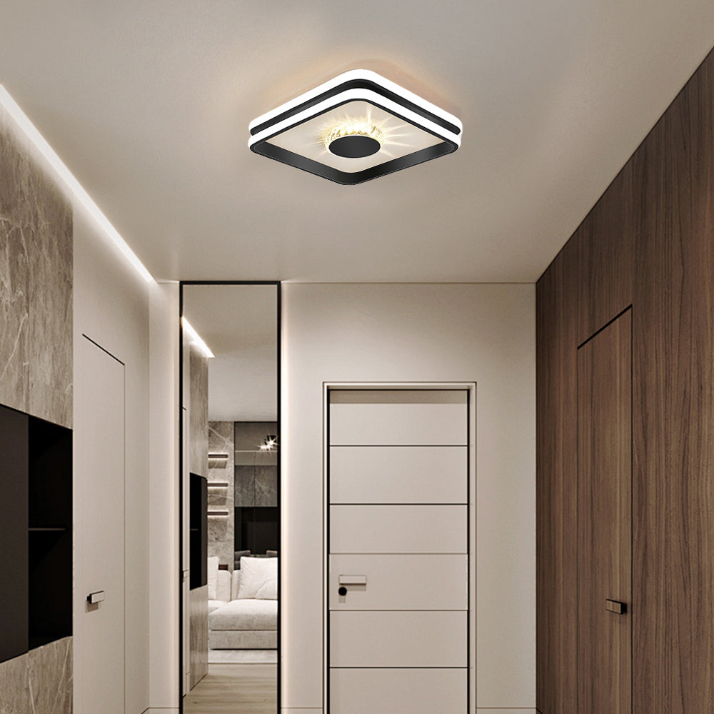Clartéa™ – Plafonnier Chic et Lumineux en Cristaux Scintillants