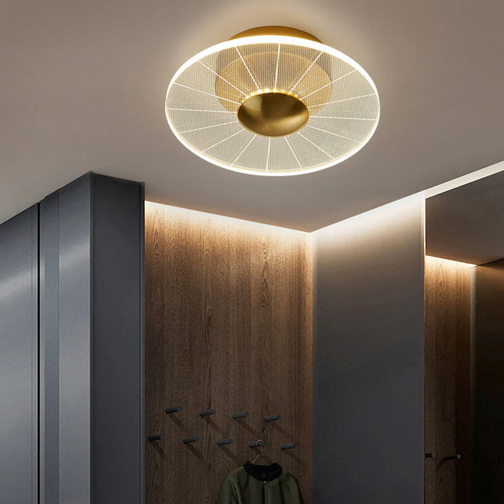 Grainéa™ – Plafonnier Design aux Détails Subtils