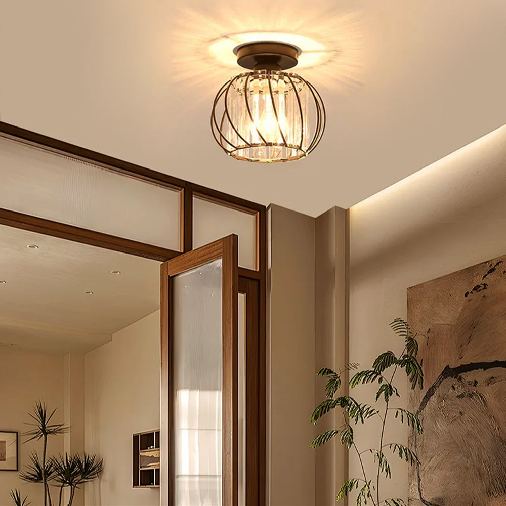 VerraNord™ – Suspension Nordique en Verre Globe Élégant