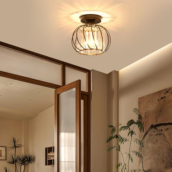 VerraNord™ – Suspension Nordique en Verre Globe Élégant