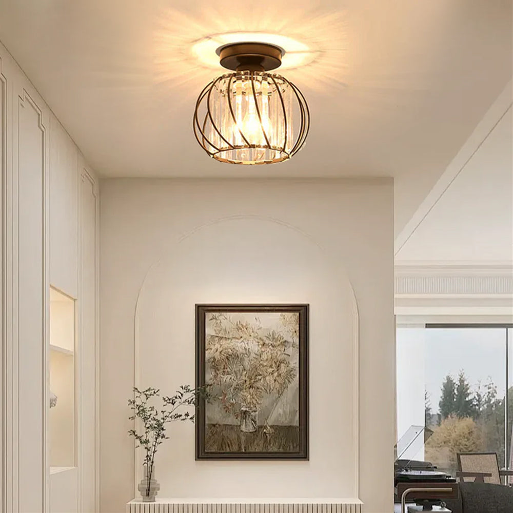 VerraNord™ – Suspension Nordique en Verre Globe Élégant