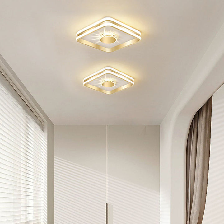 Clartéa™ – Plafonnier Chic et Lumineux en Cristaux Scintillants