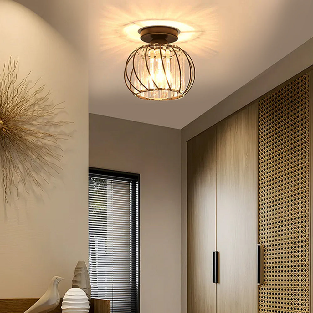 VerraNord™ – Suspension Nordique en Verre Globe Élégant