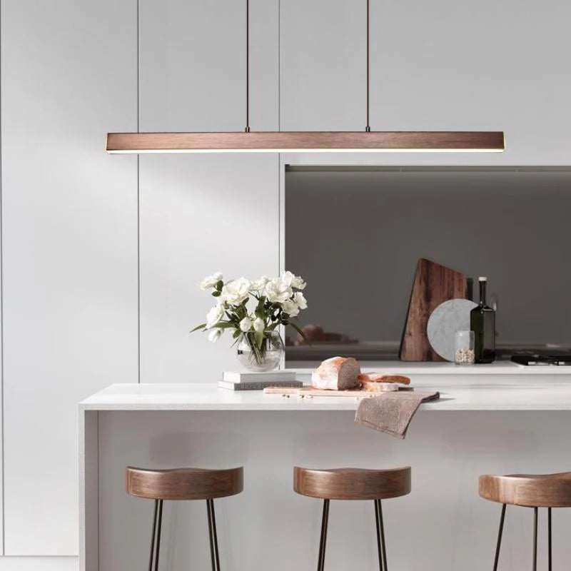 LinéaLumi™ – Lustre Minimaliste en Bande Longue
