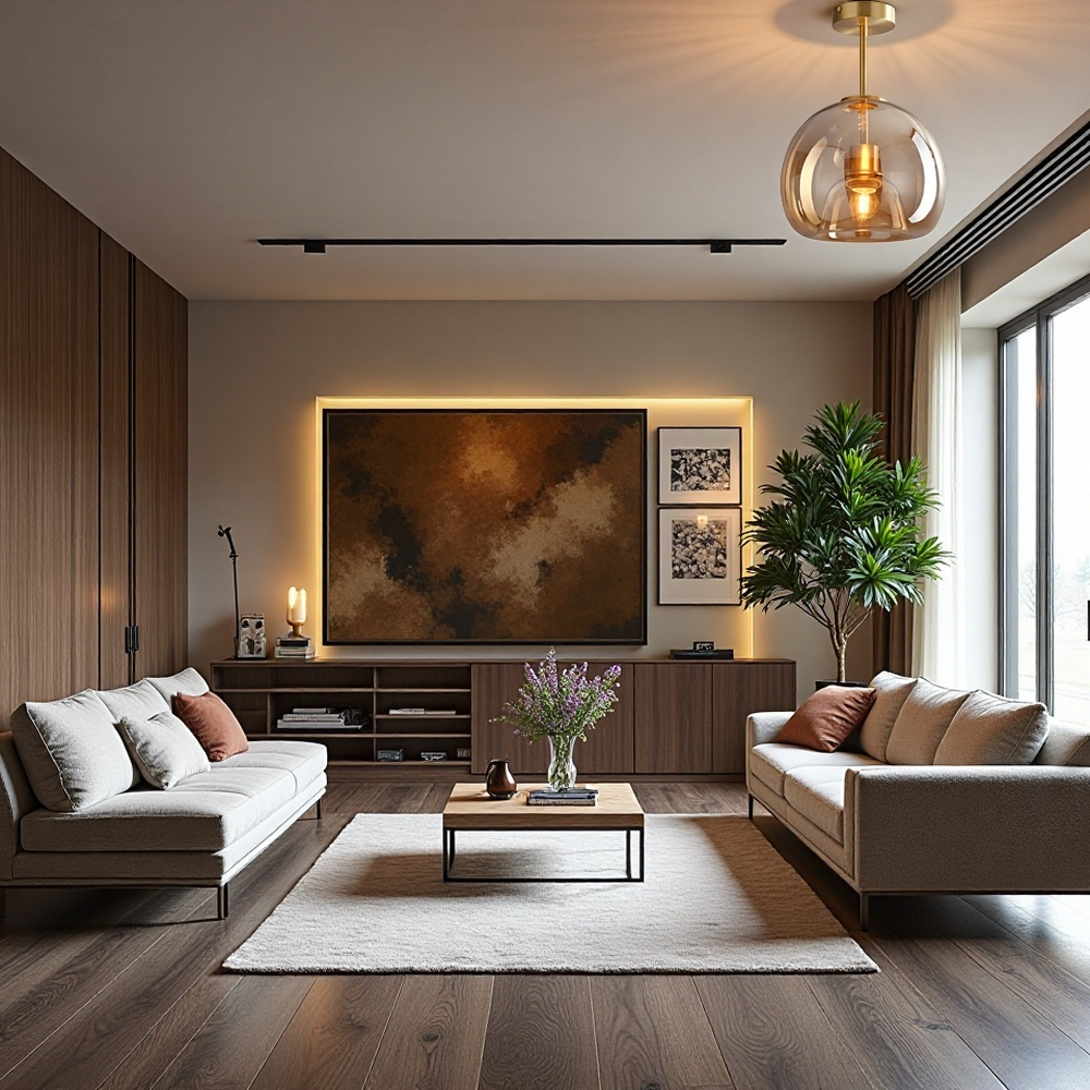 VerreCuivréa™ – Suspension Moderne en Verre Cuivré