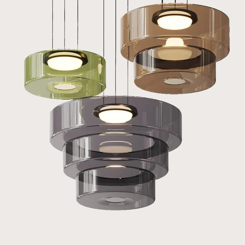 VerreLinéa™ – Suspension Élégante aux Lignes Modernistes