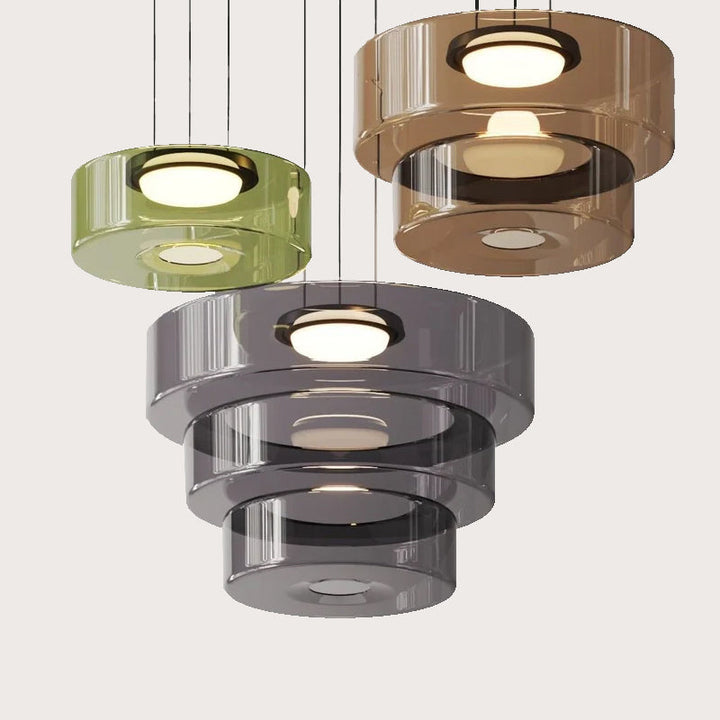 VerreLinéa™ – Suspension Élégante aux Lignes Modernistes