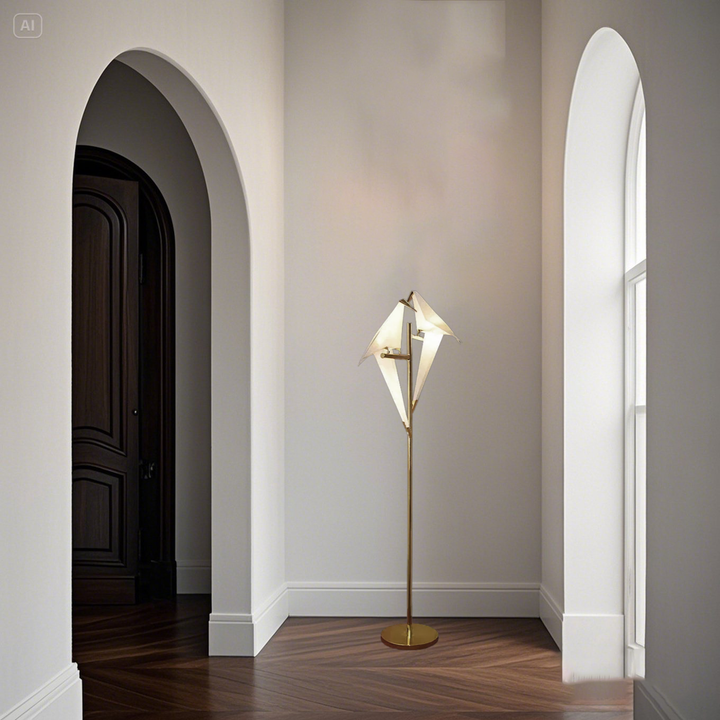 OrigamiNord™ – Lampe de Bureau Grue en Papier