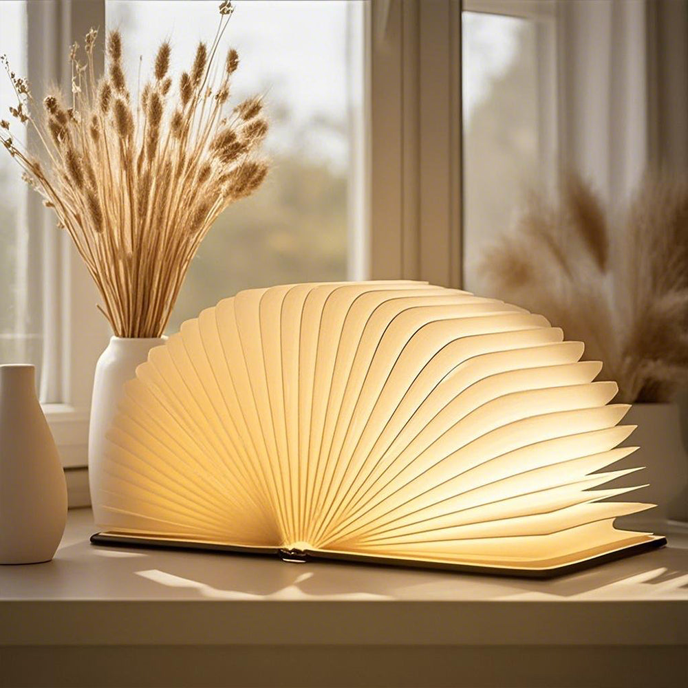 LumiLivre™ – Lampe Livre Pliable à 360° avec LED