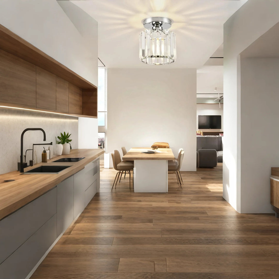 ÉclatBoréal™ – Luminaire de Plafond en Cristal Moderne Nordique