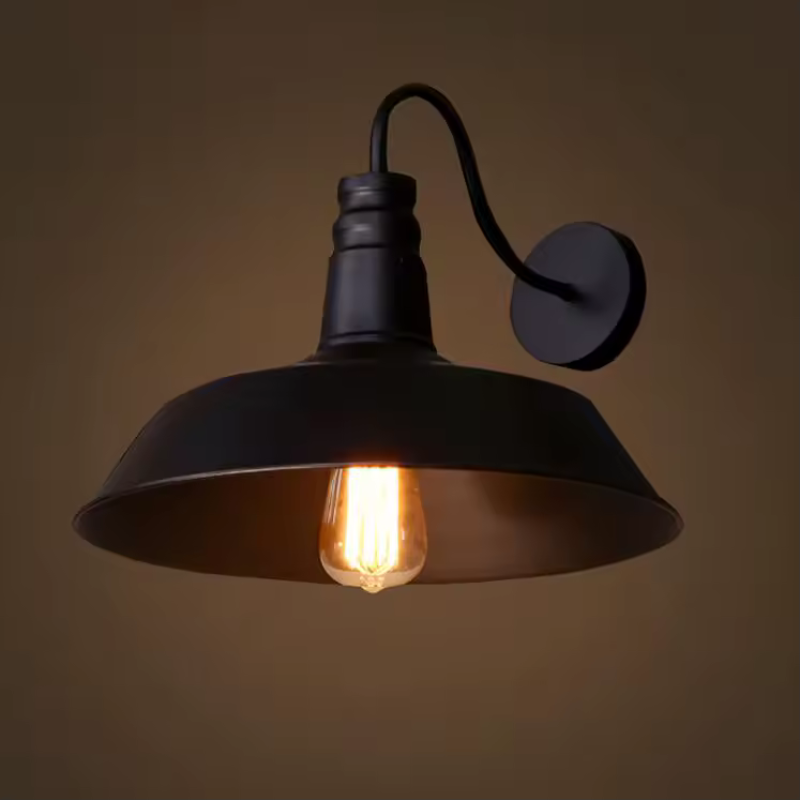 RustikLight™ – Applique Métallique à Interrupteur Intégré