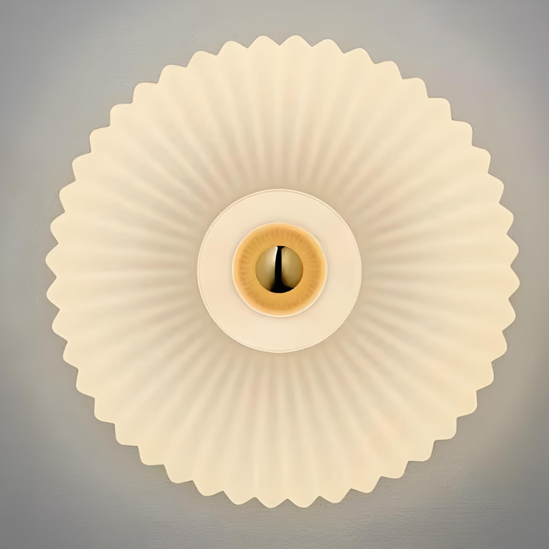 OrbeLumière™ – Applique Murale en Verre Circulaire