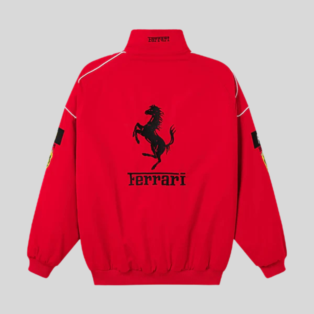 ScuderiaRetro™ – Veste Racing Classique Ferrari Style Années 90