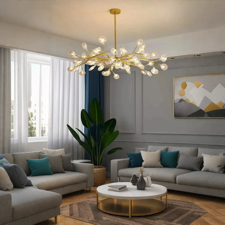BrancheLumi™ – Lustre Créatif en Acrylique pour Salon