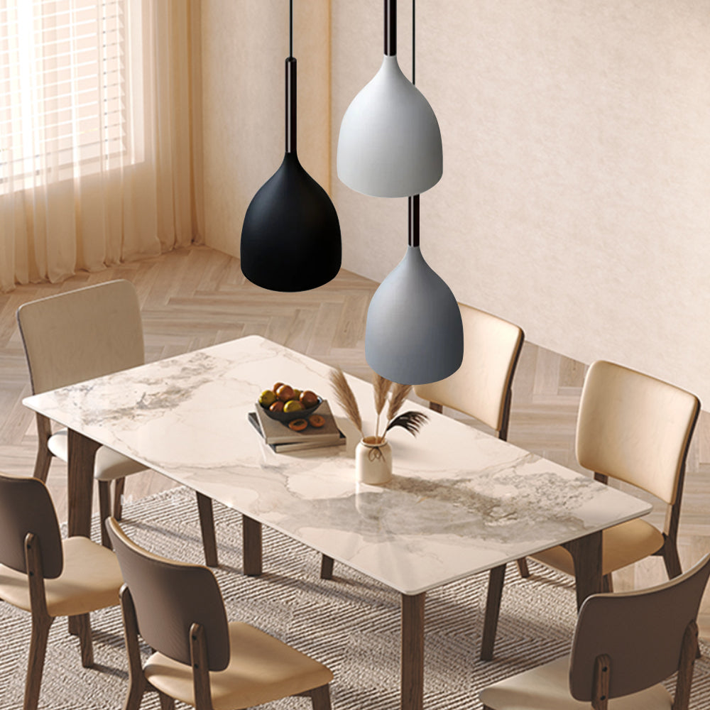 IronBake™ – Lampe Suspendue en Fer Peint et Cuit