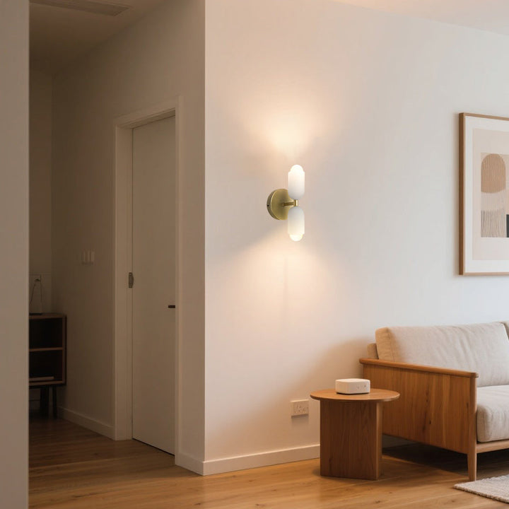 ÉclatChic™ – Lampe Murale Double Tête au Design Flamme