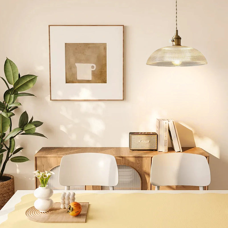 VerreBol™ – Suspension Moderne en Verre Forme Coupelle