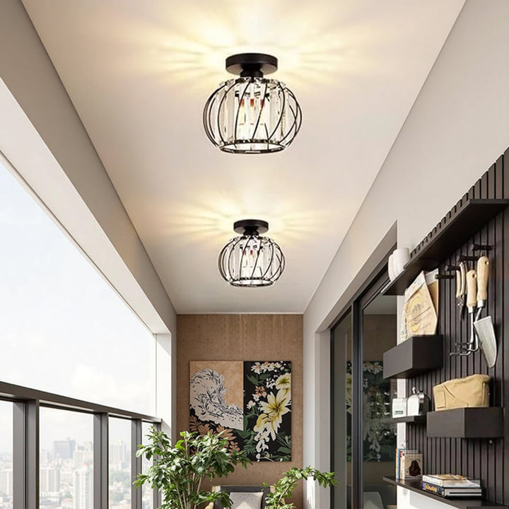 VerriLume™ – Suspension Moderne en Verre Façon Lanterne