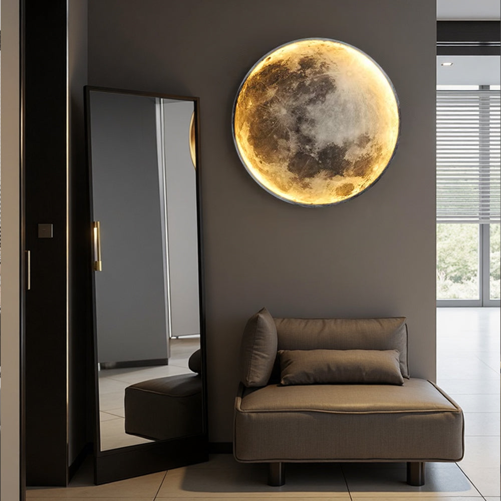 MoonAura™ – Lampe Murale Élégante Forme de Lune