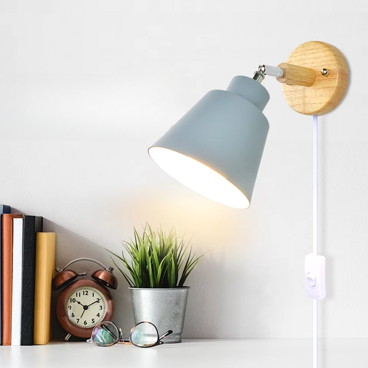 Luminordik™ – Éclairage Mural Bois Naturel & Pratique