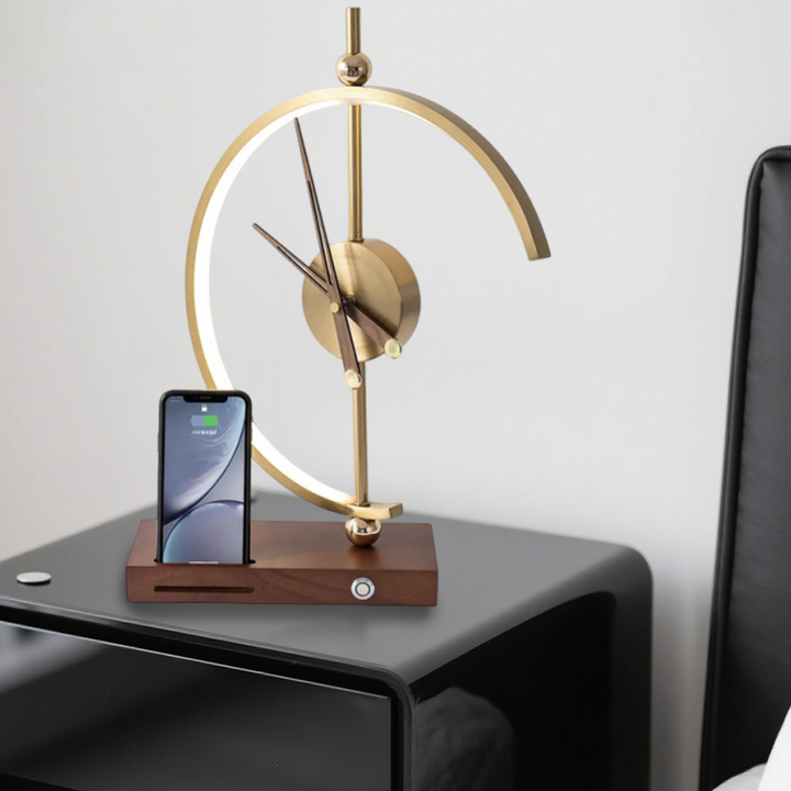 ChronoLuxe™ – Lampe Horloge Élégante et Moderne
