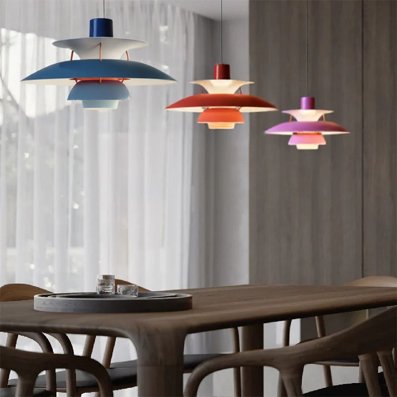 Layera™ – Luminaire Suspendu Métallique à Effet Structuré