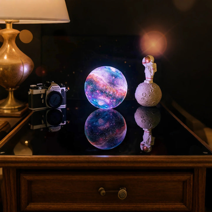 LuneCréa™ – Lampe de Table Inspirée de la Lune et de l’Espace