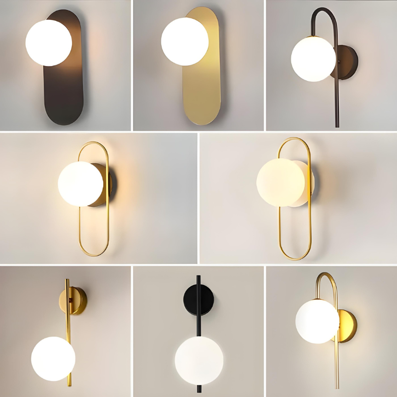 GlowSphere™ – Éclairage Mural Moderne en Forme de Boule