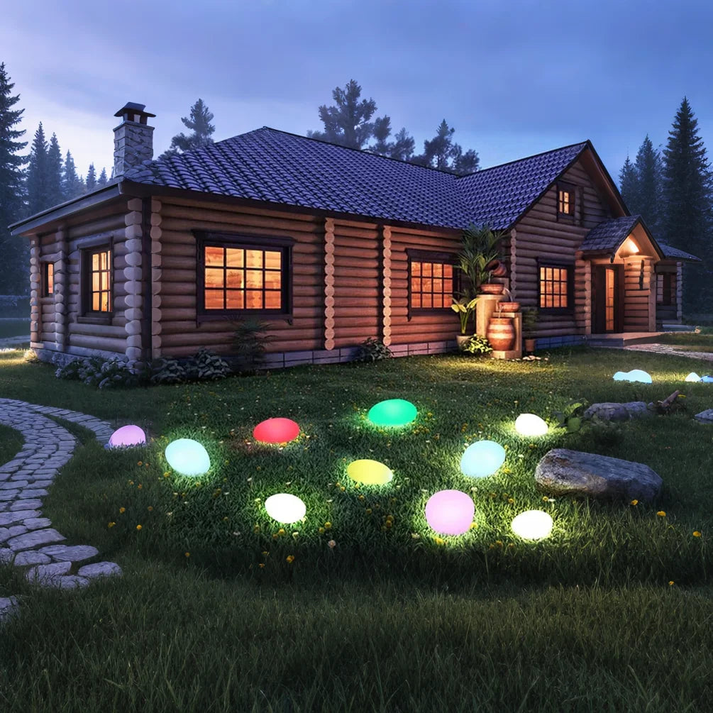 CobbleLux™ – Éclairage Solaire Design Pavé Moderne