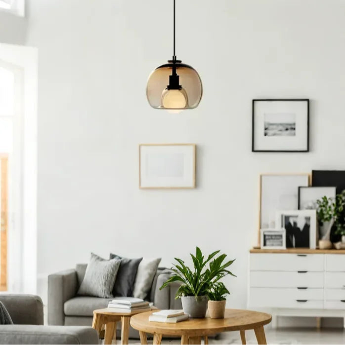 Clairéa™ – Lampe Suspendue Raffinée en Verre