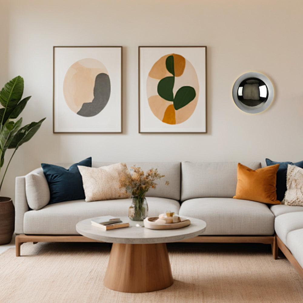 NordLumi™ – Applique Murale Ronde LED au Style Nordique