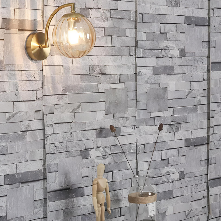 NordiVerre™ – Applique Murale Élégante à Effet Vitrail