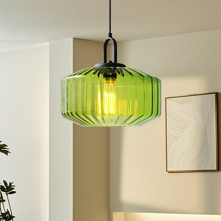 GlassiLign™ – Éclairage Nordique Moderne en Verre Rayé