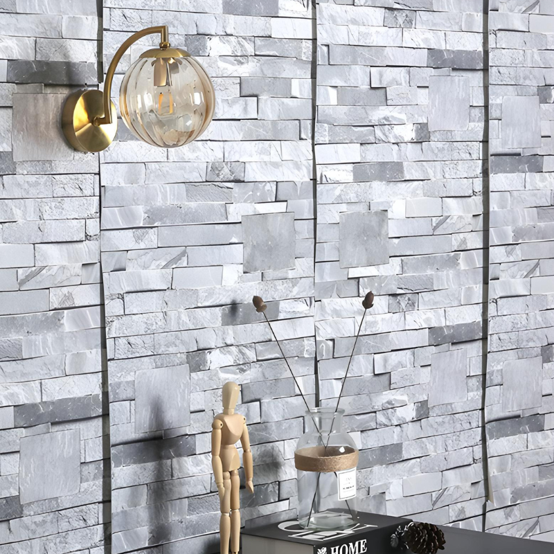 NordiVerre™ – Applique Murale Élégante à Effet Vitrail