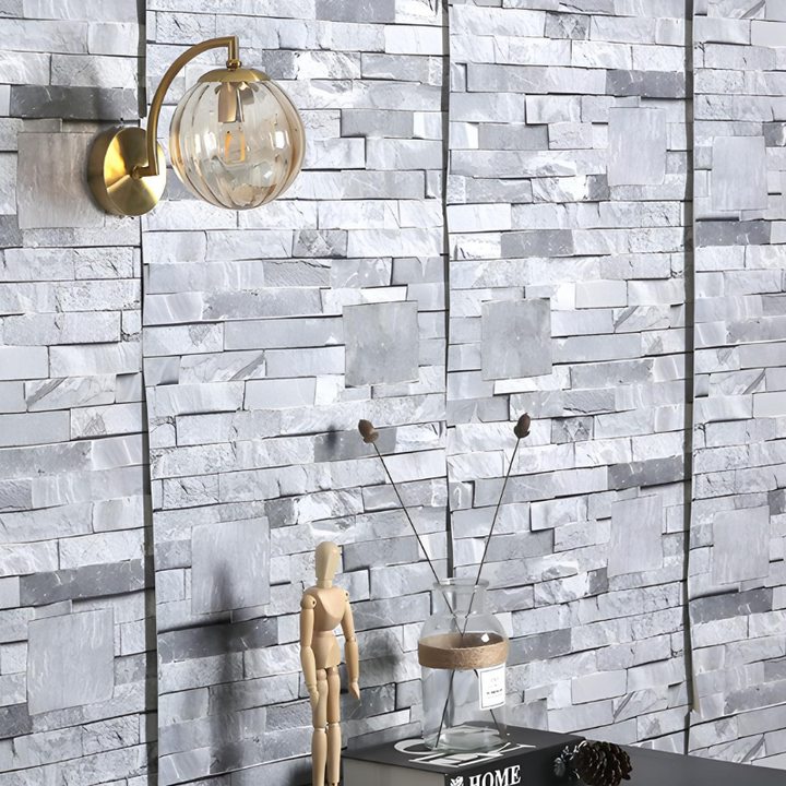 NordiVerre™ – Applique Murale Élégante à Effet Vitrail