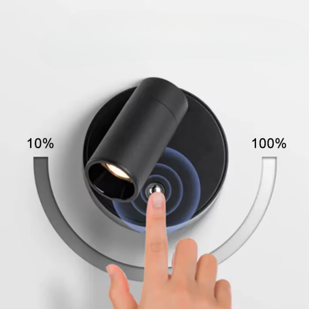 FlexiBright™ – Applique LED Murale Nomade et Tactile