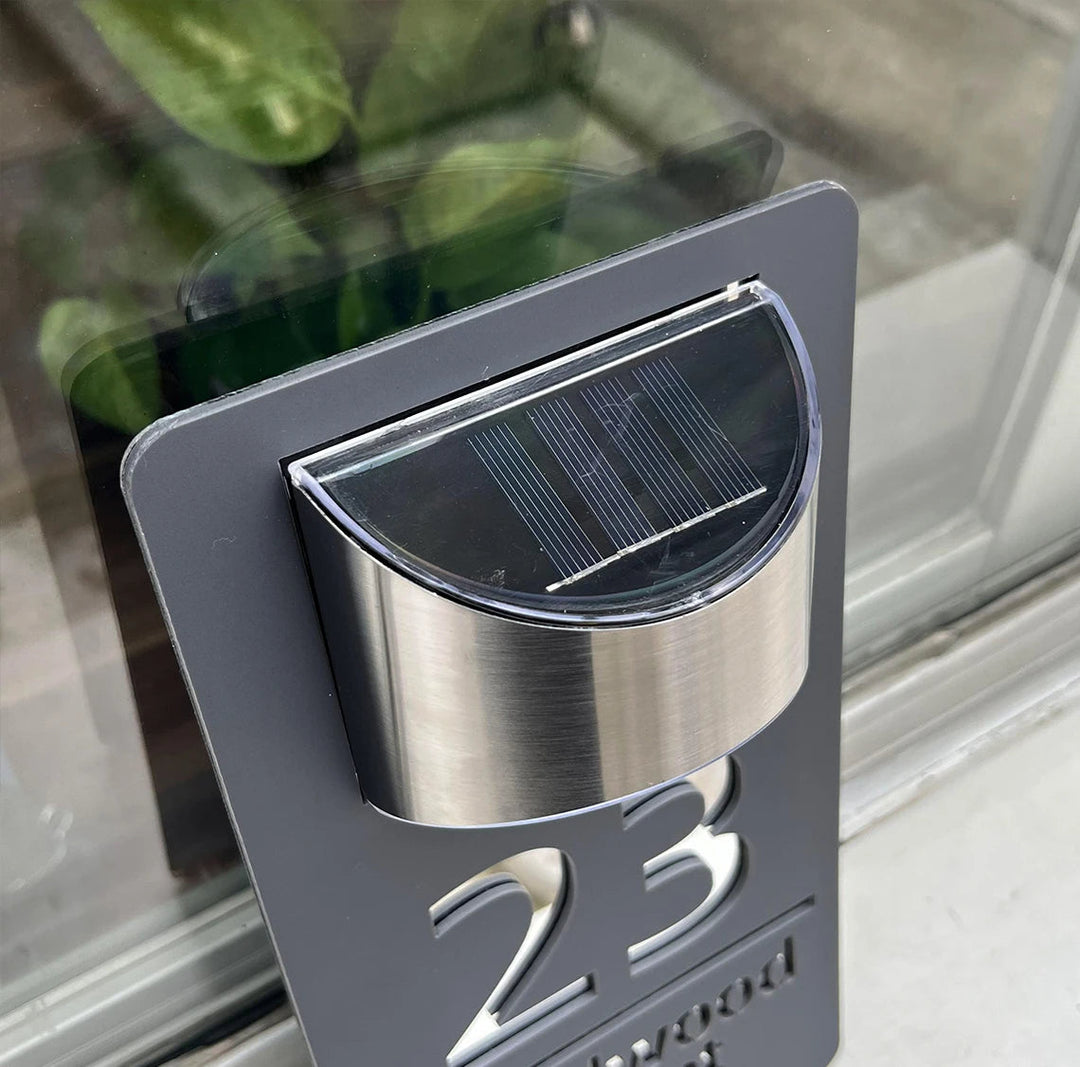 SolarGlow™ Plaque – Panneau Solaire Personnalisé Gravé
