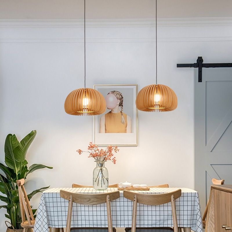 CitroLume™ – Chandelier Naturel au Design Citrouille