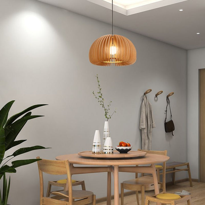 CitroLume™ – Chandelier Naturel au Design Citrouille