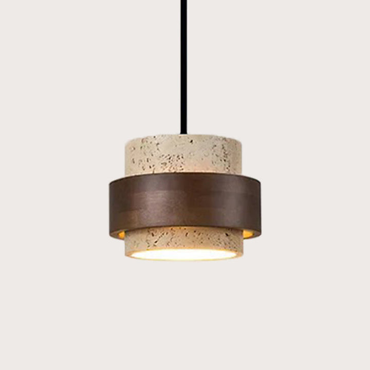 TerraWabi™ – Suspension Vintage en Pierre au Style Épuré