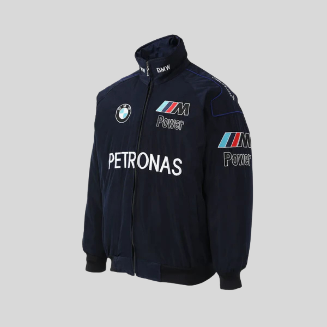 TrackLine™ – Veste Vintage Course Unisexe Édition BMW